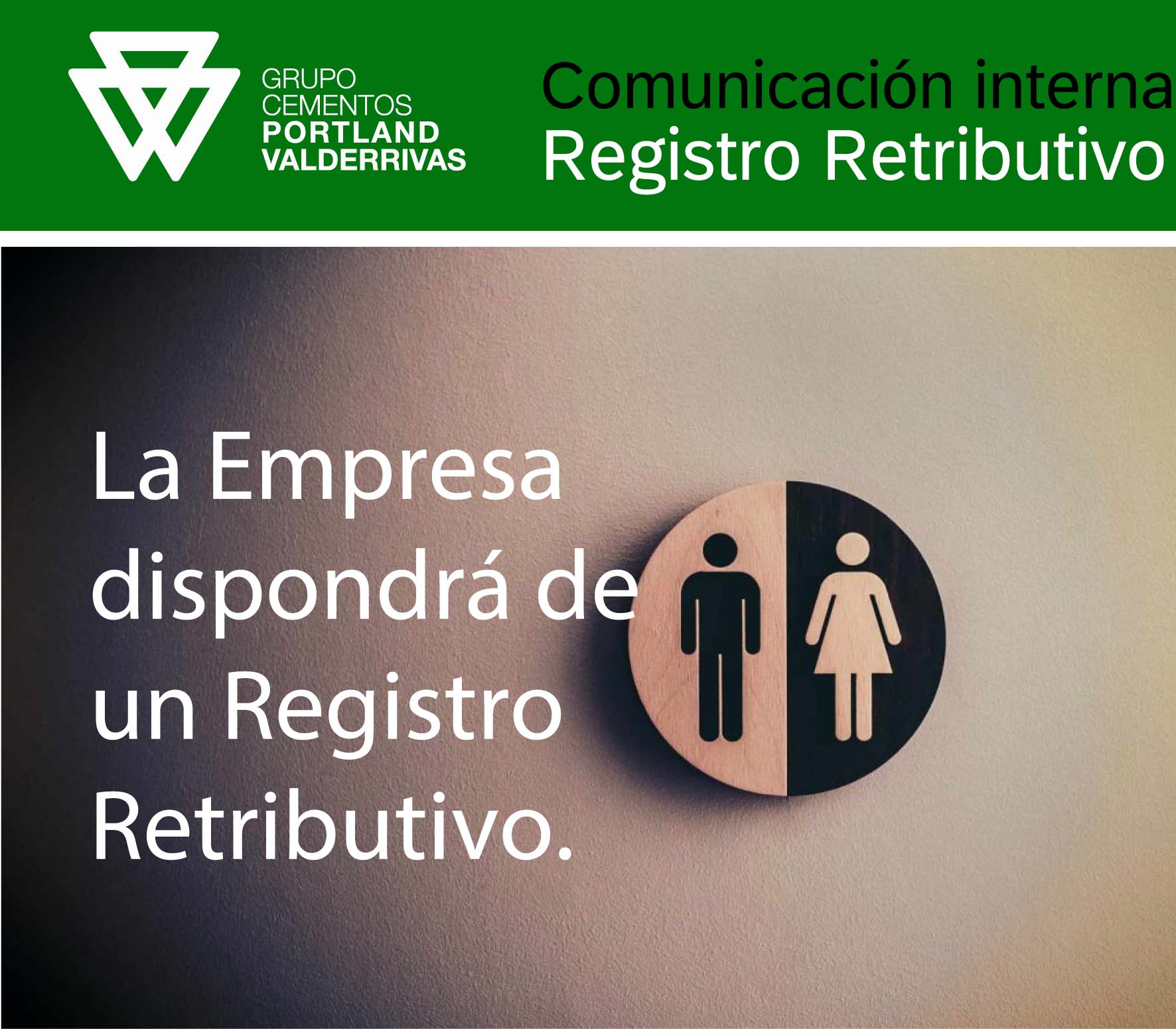 Acuerdo alcanzado sobre Registro Retributivo